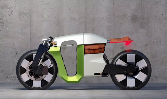 Mẫu xe café racer điện đầy cá tính hồi sinh chiếc mô tô Skoda từ năm 1899- Ảnh 4. Mẫu xe café racer điện đầy cá tính hồi sinh chiếc mô tô Skoda từ năm 1899- Ảnh 4.