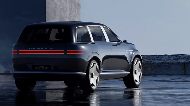 Genesis GV90 lộ ảnh: SUV đầu bảng của hãng, đuôi xe nhìn như MPV, chạy hơn 500km/sạc, ra mắt năm sau- Ảnh 6. Genesis GV90 lộ ảnh: SUV đầu bảng của hãng, đuôi xe nhìn như MPV, chạy hơn 500km/sạc, ra mắt năm sau- Ảnh 6.