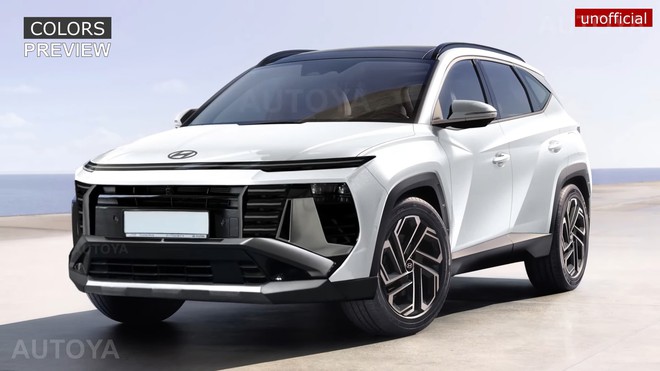 Hyundai Tucson dễ được nâng cấp thế này trước khi lên đời: Đèn trước bố trí kiểu Stargazer, vô lăng kiểu Santa Fe- Ảnh 7.