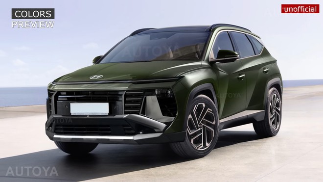 Hyundai Tucson dễ được nâng cấp thế này trước khi lên đời: Đèn trước bố trí kiểu Stargazer, vô lăng kiểu Santa Fe- Ảnh 5.