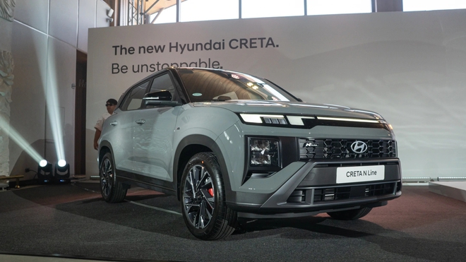 Hyundai Creta 2025 nhận cọc tại đại lý, dễ ra mắt Việt Nam tháng sau: Dáng như 'tiểu Palisade', thêm bản thể thao đấu Xforce, Yaris Cross- Ảnh 4. Hyundai Creta 2025 nhận cọc tại đại lý, dễ ra mắt Việt Nam tháng sau: Dáng như 'tiểu Palisade', thêm bản thể thao đấu Xforce, Yaris Cross- Ảnh 4.