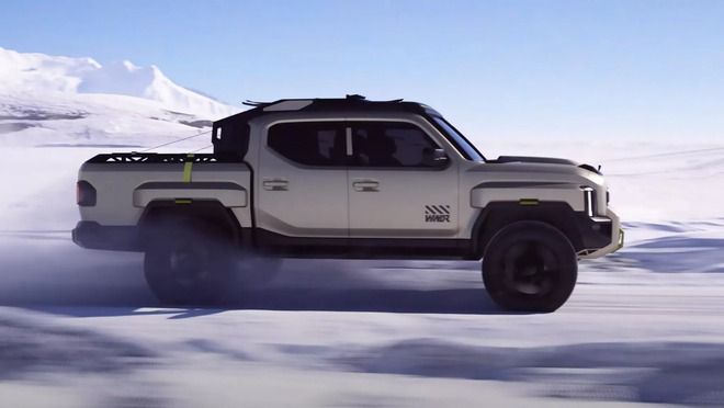 Bán tải Kia Tasman bản off-road 'nặng đô' chạy thử: Nhiều chi tiết hầm hố, chờ ngày ra mắt đấu Ford Ranger Raptor- Ảnh 7. Bán tải Kia Tasman bản off-road 'nặng đô' chạy thử: Nhiều chi tiết hầm hố, chờ ngày ra mắt đấu Ford Ranger Raptor- Ảnh 7.