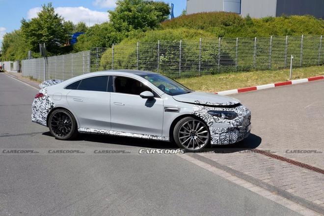 Lộ ảnh Mercedes-AMG CLA 45 thế hệ mới: Động cơ điện mạnh 500 mã lực, chạy 644km/sạc, có chi tiết như siêu xe- Ảnh 4. Lộ ảnh Mercedes-AMG CLA 45 thế hệ mới: Động cơ điện mạnh 500 mã lực, chạy 644km/sạc, có chi tiết như siêu xe- Ảnh 4.