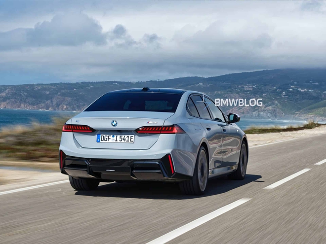 BMW 5 Series 2025 vừa ra mắt Việt Nam thì bản mới hơn đã lộ diện trên đường với thiết kế mặt trước lột xác hoàn toàn- Ảnh 7. BMW 5 Series 2025 vừa ra mắt Việt Nam thì bản mới hơn đã lộ diện trên đường với thiết kế mặt trước lột xác hoàn toàn- Ảnh 7.