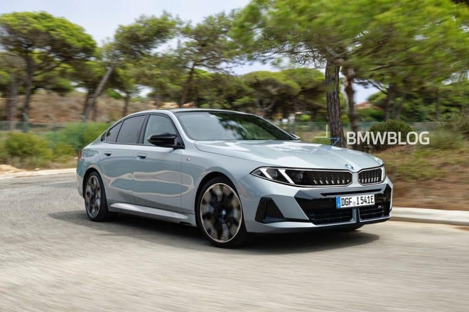 BMW 5 Series 2025 vừa ra mắt Việt Nam thì bản mới hơn đã lộ diện trên đường với thiết kế mặt trước lột xác hoàn toàn- Ảnh 6. BMW 5 Series 2025 vừa ra mắt Việt Nam thì bản mới hơn đã lộ diện trên đường với thiết kế mặt trước lột xác hoàn toàn- Ảnh 6.