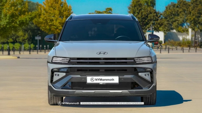 Hyundai Tucson thế hệ mới lần đầu lộ ảnh chạy thử: Thiết kế lột xác, có điểm gợi nhớ Land Rover, không còn máy dầu, có bản chạy 100km không cần xăng- Ảnh 6.