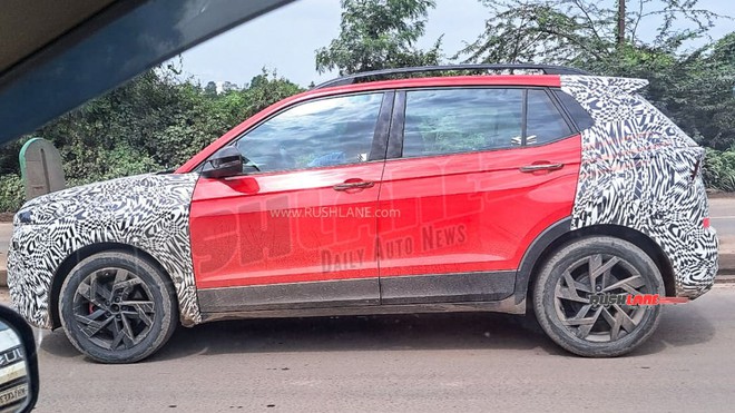 Bắt gặp Skoda Kushaq bản nâng cấp khi chạy thử: Có thể trang bị ADAS mà người Việt mong chờ, thêm cửa sổ trời toàn cảnh- Ảnh 4. Bắt gặp Skoda Kushaq bản nâng cấp khi chạy thử: Có thể trang bị ADAS mà người Việt mong chờ, thêm cửa sổ trời toàn cảnh- Ảnh 4.