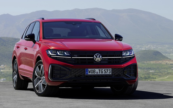 Đại lý hé lộ VW Touareg 2025 sắp ra mắt Việt Nam sẽ có 2 bản với phong cách khác nhau, máy mạnh hơn, thêm ADAS đấu RX, Q7- Ảnh 4. Đại lý hé lộ VW Touareg 2025 sắp ra mắt Việt Nam sẽ có 2 bản với phong cách khác nhau, máy mạnh hơn, thêm ADAS đấu RX, Q7- Ảnh 4.