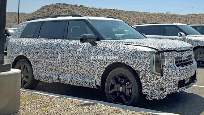 Xem trước đời mới của Kia Telluride mà người Việt chờ đã lâu: Thiết kế góc cạnh kiểu Palisade, thêm động cơ hybrid- Ảnh 4. Xem trước đời mới của Kia Telluride mà người Việt chờ đã lâu: Thiết kế góc cạnh kiểu Palisade, thêm động cơ hybrid- Ảnh 4.