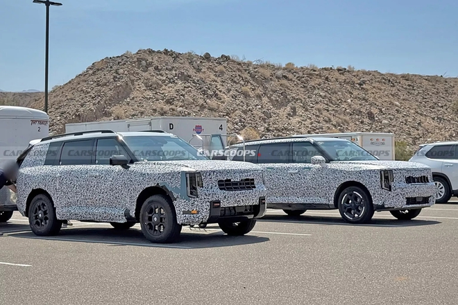 Xem trước đời mới của Kia Telluride mà người Việt chờ đã lâu: Thiết kế góc cạnh kiểu Palisade, thêm động cơ hybrid- Ảnh 2. Xem trước đời mới của Kia Telluride mà người Việt chờ đã lâu: Thiết kế góc cạnh kiểu Palisade, thêm động cơ hybrid- Ảnh 2.