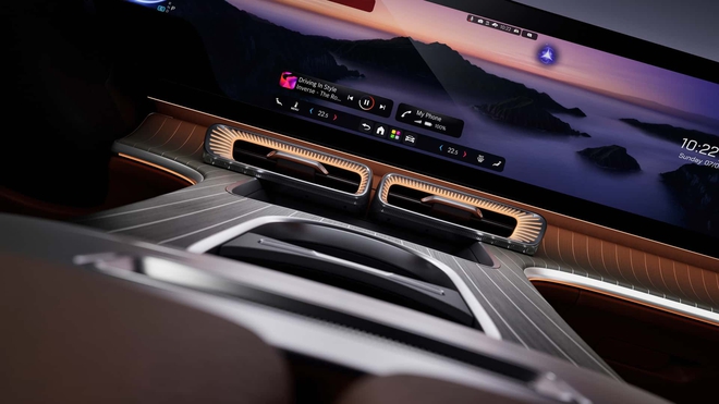 Mercedes-Benz GLC đời mới có ảnh nội thất cực ‘wow’: Màn hình siêu khổng lồ phủ kín táp lô tích hợp 1.000 bóng LED- Ảnh 3.