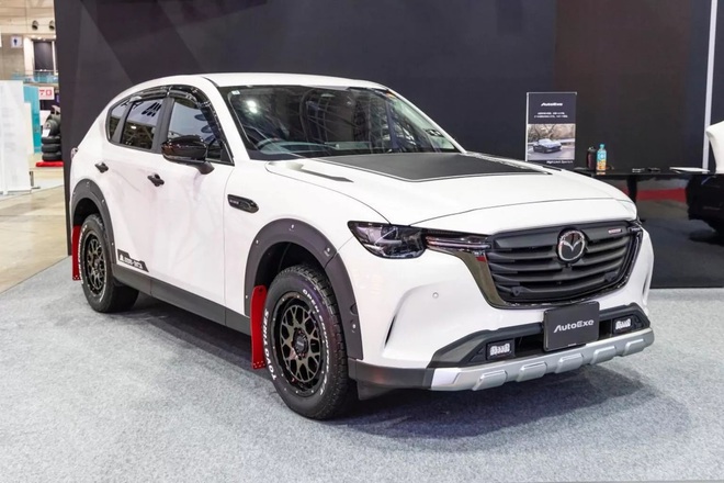 Th&iacute;ch Mazda CX-60 nhưng muốn off-road th&igrave; đ&acirc;y l&agrave; bản độ tham khảo: Đồ nghề tận răng với lốp b&eacute;o, trợ s&aacute;ng, nhiều chi tiết chống xước- Ảnh 2.