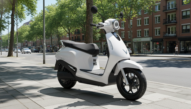 VinFast ra mắt 4 mẫu xe m&aacute;y điện mới: 3 mẫu đổi pin, chạy tới 165km/sạc, c&oacute; mẫu d&aacute;ng như xe xăng- Ảnh 4.