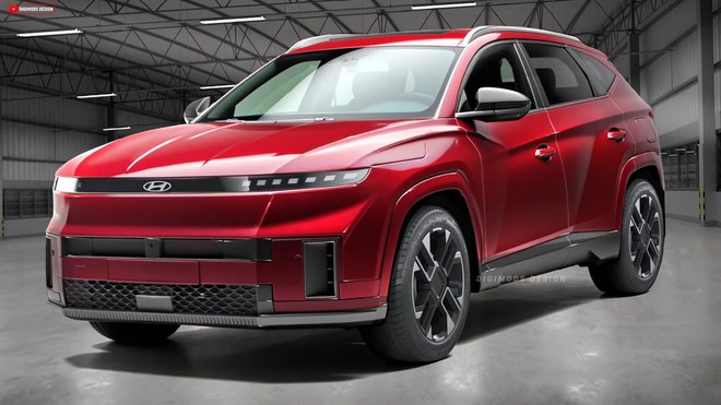 Tucson v&agrave; Elantra thế hệ mới 'lột x&aacute;c' nội thất: M&agrave;n 17inch lớn nhất từng c&oacute; tr&ecirc;n xe Hyundai phổ th&ocirc;ng, ra mắt ngay năm nay- Ảnh 3.