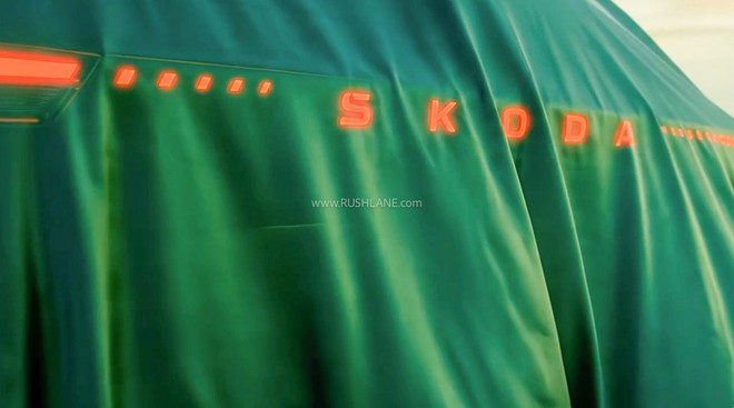 Skoda Kushaq facelift tiếp tục lộ diện: Thiết kế kh&aacute;c biệt hẳn bản ở Việt Nam, đ&egrave;n LED 'tr&agrave;n viền' hai b&ecirc;n- Ảnh 2.