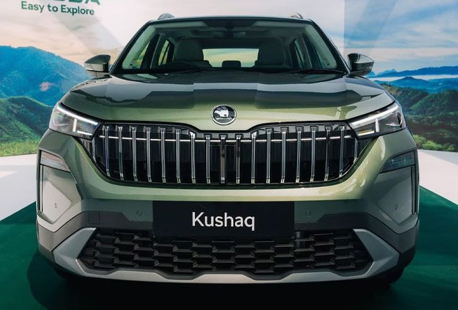 Ảnh thực tế Skoda Kushaq 2026 vừa ra mắt: Cụm đ&egrave;n LED mới bắt mắt, th&ecirc;m cửa sổ trời to&agrave;n cảnh v&agrave; nhiều tiện &iacute;ch mới đấu Xforce, Yaris Cross- Ảnh 8.