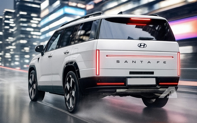 Hyundai Santa Fe sắp 'lột x&aacute;c' d&ugrave; chỉ l&agrave; facelift: Bỏ đ&egrave;n chữ H, cửa cốp hẹp lại, đu&ocirc;i xe hết g&acirc;y tranh c&atilde;i, c&oacute; bản chạy kh&ocirc;ng cần xăng- Ảnh 10.