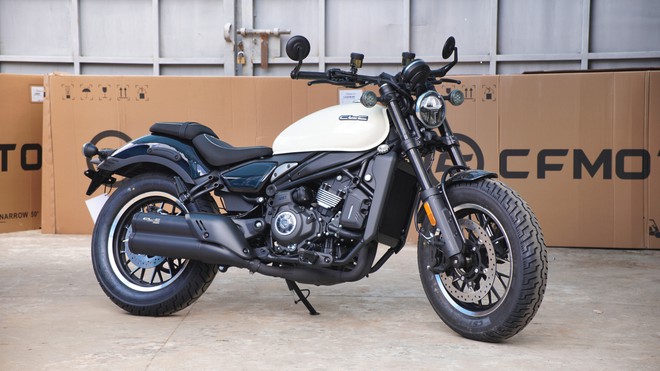 CF Moto 450CL-C mở bán tại Việt Nam: Dáng cruiser hầm hố nhưng chạy như Honda Lead, giá rẻ hơn cả VinFast VF 2 - Ảnh 2.
