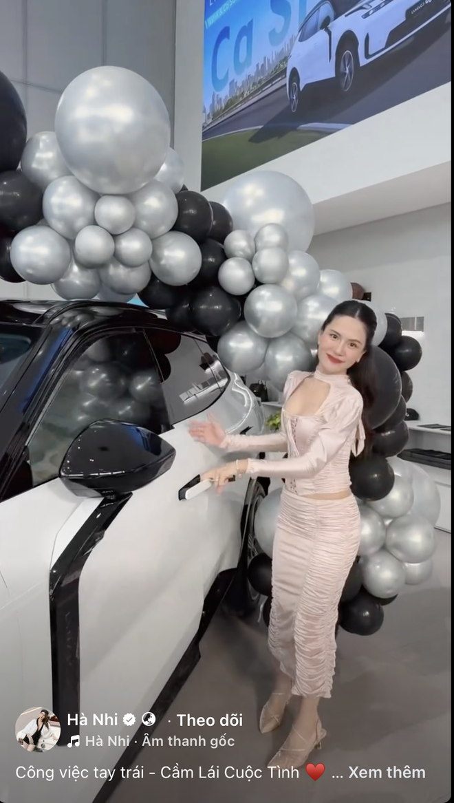 Ca sĩ H&agrave; Nhi tậu Lynk & Co 08 bản 'full' gi&aacute; gần 1,4 tỷ l&agrave;m qu&agrave; sinh nhật: Nhiều đồ hay từ ngo&agrave;i v&agrave;o trong- Ảnh 4.