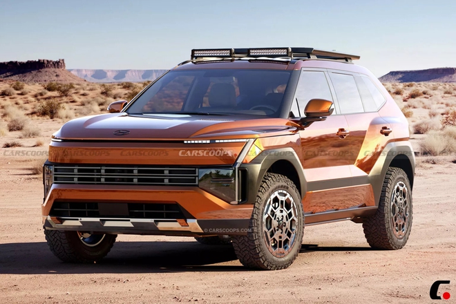 Hyundai Tucson 2027 lộ diện bản XRT Pro hầm hố: N&acirc;ng gầm, m&aacute;y hybrid như Palisade, dễ th&ecirc;m bản chạy 100km kh&ocirc;ng cần xăng- Ảnh 10.