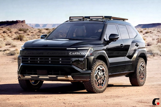 Hyundai Tucson 2027 lộ diện bản XRT Pro hầm hố: N&acirc;ng gầm, m&aacute;y hybrid như Palisade, dễ th&ecirc;m bản chạy 100km kh&ocirc;ng cần xăng- Ảnh 11.