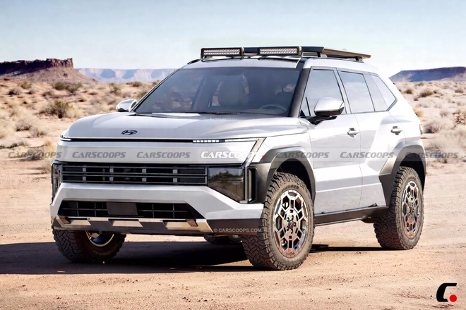 Hyundai Tucson 2027 lộ diện bản XRT Pro hầm hố: N&acirc;ng gầm, m&aacute;y hybrid như Palisade, dễ th&ecirc;m bản chạy 100km kh&ocirc;ng cần xăng- Ảnh 12.