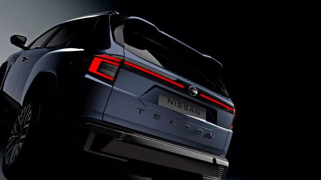 Nissan Tekton lộ diện tr&ecirc;n đường: 2 m&agrave;n h&igrave;nh lớn, m&aacute;y xăng nhưng m&acirc;m như xe điện, c&oacute; ADAS, sắp ra mắt cạnh tranh Xforce, Creta- Ảnh 9.