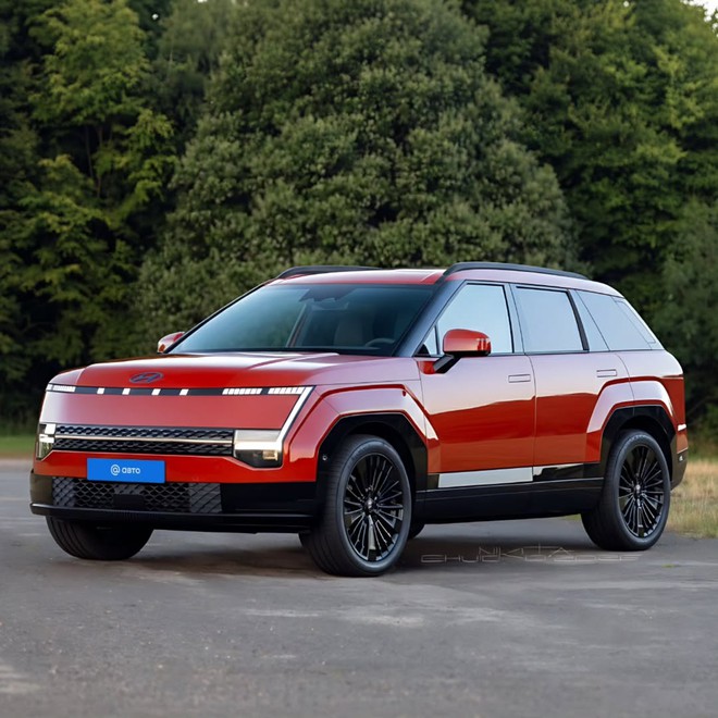 Hyundai Tucson 2027 bản cận sản xuất lộ diện: Mặt trước thêm thay đổi, gương mới, dáng ‘mượn’ nhiều điểm từ Santa Fe- Ảnh 3. Hyundai Tucson 2027 bản cận sản xuất lộ diện: Mặt trước thêm thay đổi, gương mới, dáng ‘mượn’ nhiều điểm từ Santa Fe- Ảnh 3.