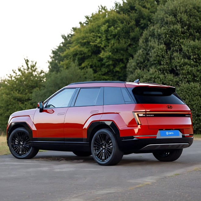 Hyundai Tucson 2027 bản cận sản xuất lộ diện: Mặt trước thêm thay đổi, gương mới, dáng ‘mượn’ nhiều điểm từ Santa Fe- Ảnh 4. Hyundai Tucson 2027 bản cận sản xuất lộ diện: Mặt trước thêm thay đổi, gương mới, dáng ‘mượn’ nhiều điểm từ Santa Fe- Ảnh 4.