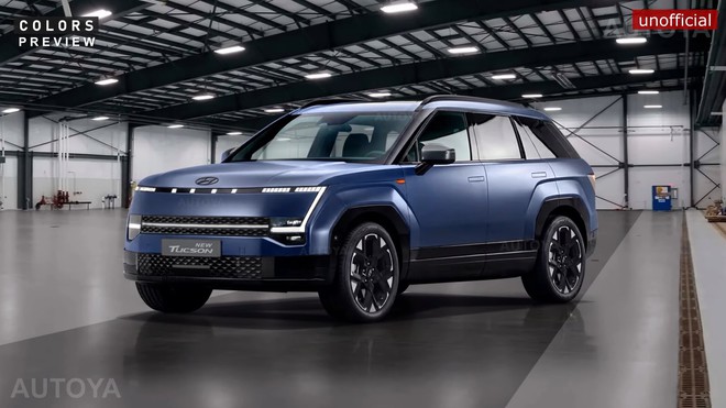 Hyundai Tucson 2027 bản cận sản xuất lộ diện: Mặt trước thêm thay đổi, gương mới, dáng ‘mượn’ nhiều điểm từ Santa Fe- Ảnh 5. Hyundai Tucson 2027 bản cận sản xuất lộ diện: Mặt trước thêm thay đổi, gương mới, dáng ‘mượn’ nhiều điểm từ Santa Fe- Ảnh 5.