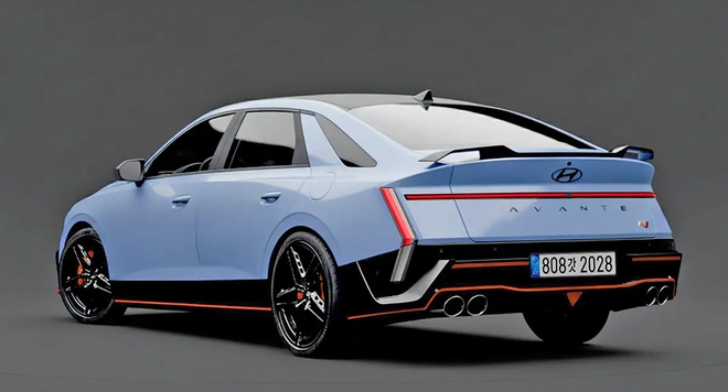 Lộ diện Hyundai Elantra 2027 bản tiền sản xuất: Thiết kế g&oacute;c cạnh hơn, m&agrave;n 17inch, động cơ hybrid tinh chỉnh- Ảnh 10.