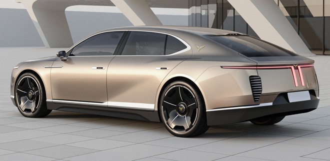 VinFast ra mắt 2 xe si&ecirc;u sang mới: SUV, sedan đều c&oacute; ca-lăng si&ecirc;u lớn, ghế 'chủ tịch', nhiều chi tiết mạ v&agrave;ng, ốp gỗ qu&yacute;- Ảnh 6.