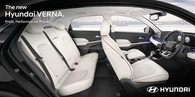 Hyundai Accent 2026 ra mắt: Nội thất 'sang xịn mịn' hơn hẳn, cụm m&agrave;n h&igrave;nh 20,5 inch, c&oacute; LED nội thất như 'Mẹc'- Ảnh 5.