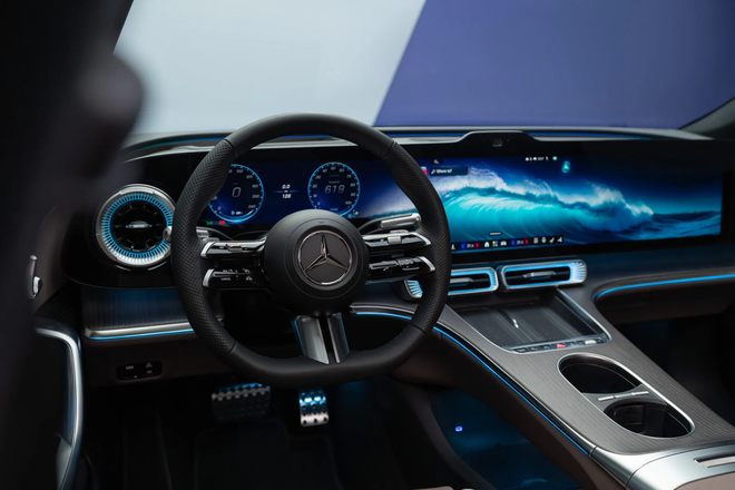 Mercedes C-Class thuần điện ra mắt: Sạc đầy đi hơn 760 km, c&oacute; đ&aacute;nh l&aacute;i b&aacute;nh sau như S-Class, muốn mua phải chờ đến năm sau- Ảnh 11.