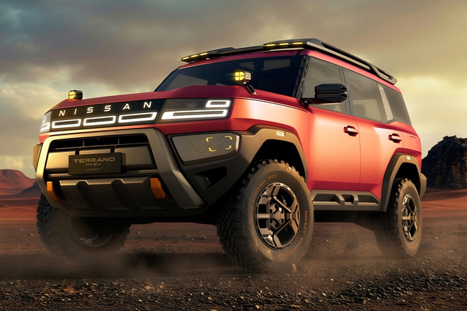 Nissan Terrano đời mới ra mắt: D&aacute;ng SUV off-road hầm hố, m&aacute;y hybrid cắm sạc hơn 400hp, sẽ b&aacute;n ở ĐN&Aacute; cạnh tranh Land Cruiser Prado- Ảnh 2.