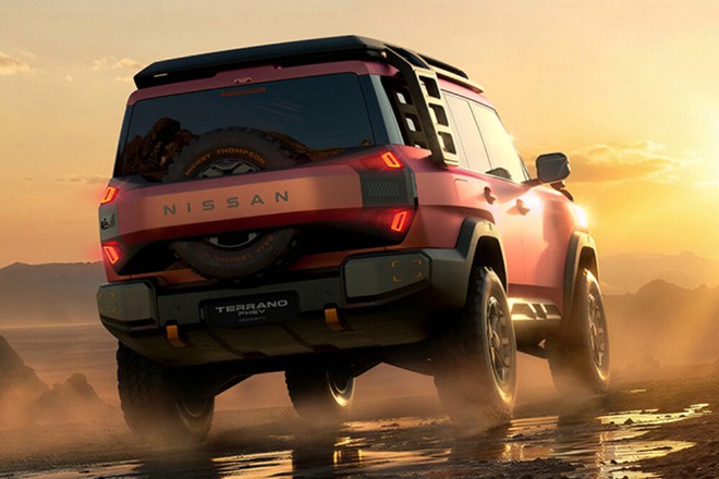 Nissan Terrano đời mới ra mắt: D&aacute;ng SUV off-road hầm hố, m&aacute;y hybrid cắm sạc hơn 400hp, sẽ b&aacute;n ở ĐN&Aacute; cạnh tranh Land Cruiser Prado- Ảnh 4.