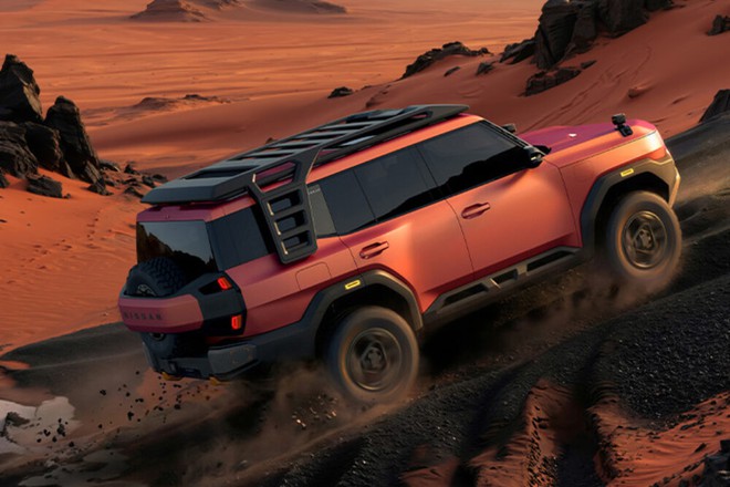 Nissan Terrano đời mới ra mắt: D&aacute;ng SUV off-road hầm hố, m&aacute;y hybrid cắm sạc hơn 400hp, sẽ b&aacute;n ở ĐN&Aacute; cạnh tranh Land Cruiser Prado- Ảnh 5.