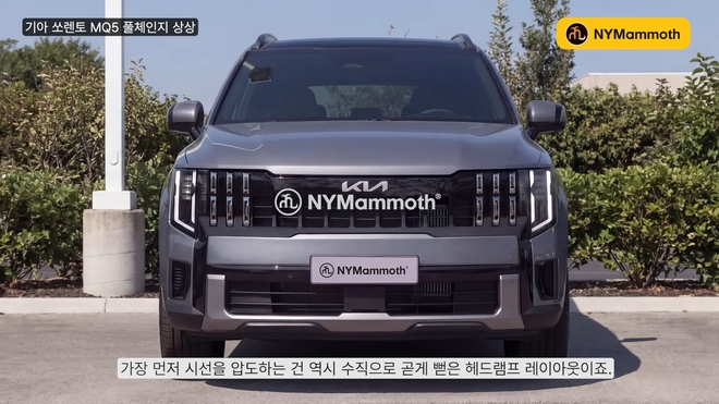 Nhìn trước Kia Sorento thế hệ mới: Đèn chiếu sáng đặt dọc, nội thất 2 màn hình 12,3 inch, có thể chạy thuần điện 100 km- Ảnh 2. Nhìn trước Kia Sorento thế hệ mới: Đèn chiếu sáng đặt dọc, nội thất 2 màn hình 12,3 inch, có thể chạy thuần điện 100 km- Ảnh 2.