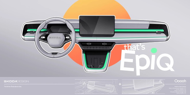 Xem trước Skoda Epiq sắp ra mắt h&ocirc;m nay: SUV đ&ocirc; thị c&oacute; thiết kế tối giản, tối ưu kh&iacute; động học, thực dụng, chạy tới 430km/sạc- Ảnh 7.