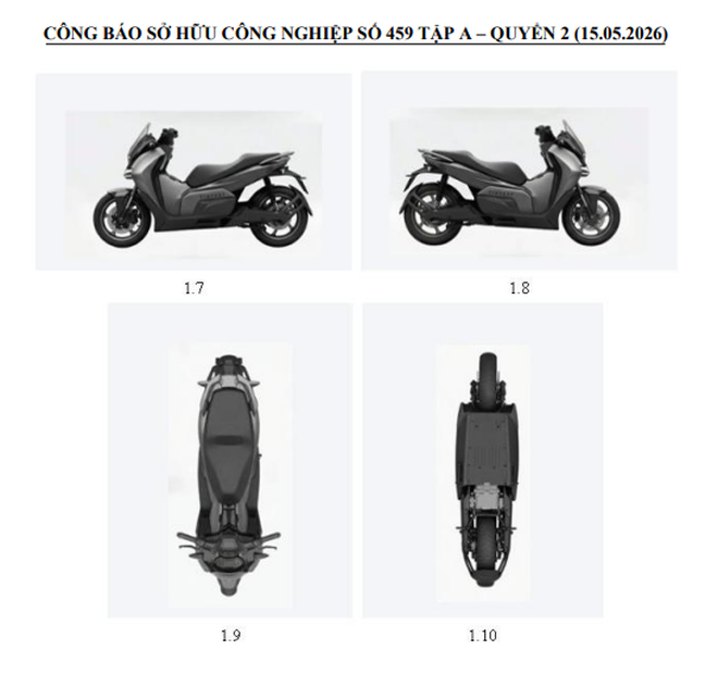 Lộ xe m&aacute;y điện VinFast ho&agrave;n to&agrave;n mới tại Việt Nam: Thiết kế phong c&aacute;ch  touring, động cơ đặt giữa, k&iacute;nh chắn gi&oacute; cỡ lớn thoải m&aacute;i đi phượt