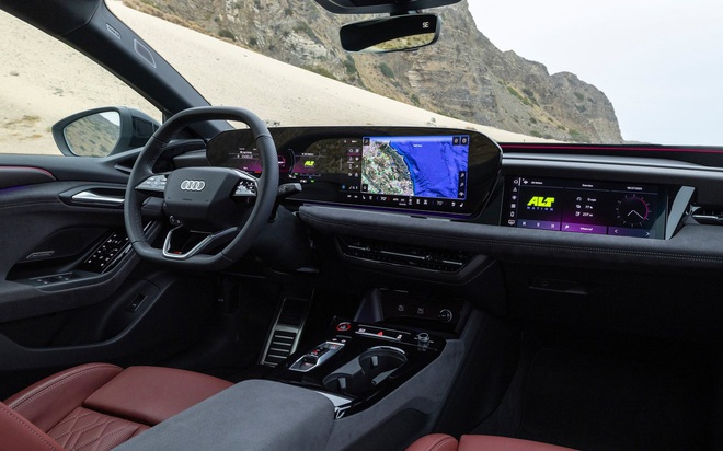 Audi S6 &uacute;p mở lần đầu ra mắt Việt Nam: D&aacute;ng Sportback chất chơi, mạnh hơn Porsche Taycan ti&ecirc;u chuẩn, đầy b&igrave;nh đủ chạy H&agrave; Nội - Huế- Ảnh 5.