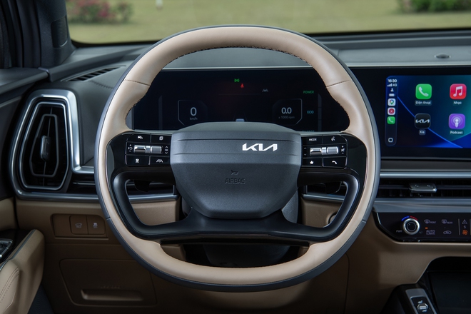 Kia Sorento HEV định gi&aacute; từ 1,349 tỷ ở Việt Nam: Vẫn rẻ hơn bản m&aacute;y dầu, mua sớm giảm th&ecirc;m 30 triệu, bổ sung c&ocirc;ng nghệ an to&agrave;n- Ảnh 8.