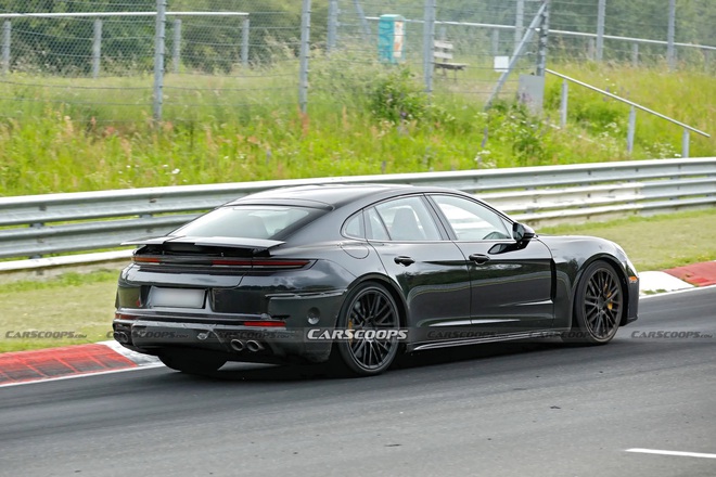 Porsche Panamera vừa ra mắt đ&atilde; rục rịch c&oacute; bản n&acirc;ng cấp: Ngoại h&igrave;nh đổi nhẹ, 'lột x&aacute;c' c&ocirc;ng nghệ b&ecirc;n trong để đấu Mercedes-AMG GT - Ảnh 5.
