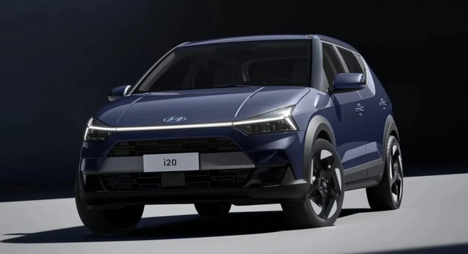 Hyundai i20 đời mới ra mắt: Gi&aacute; quy đổi 518 triệu đồng, d&aacute;ng lai SUV, nội thất như Santa Fe thu nhỏ, chung gầm Seltos - Ảnh 2.