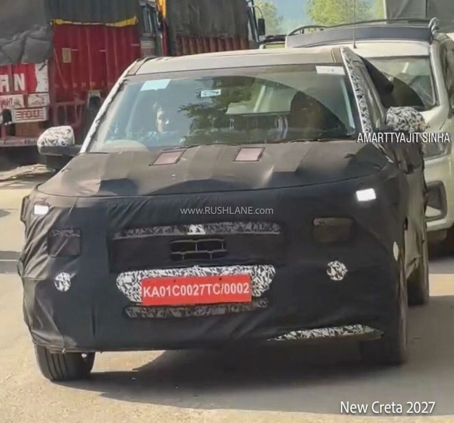 Kia Sonet, Hyundai Creta đời mới c&ugrave;ng lộ diện tr&ecirc;n đường: Khung gầm mới, thiết kế sẽ thay đổi lớn, dễ th&ecirc;m hybrid, n&acirc;ng cấp ADAS - Ảnh 6.