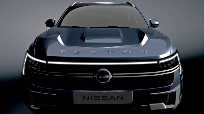 Nissan Tektok lộ rõ đầu xe gân guốc, góc cạnh, giống Patrol thu nhỏ để cạnh tranh Creta, Seltos - Ảnh 7.