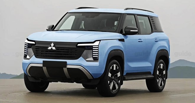 Được tận mắt nh&igrave;n thấy Mitsubishi Pajero mới, nh&oacute;m kh&aacute;ch h&agrave;ng tiết lộ: Lớn như Prado, nội thất 'cận sang'- Ảnh 4.