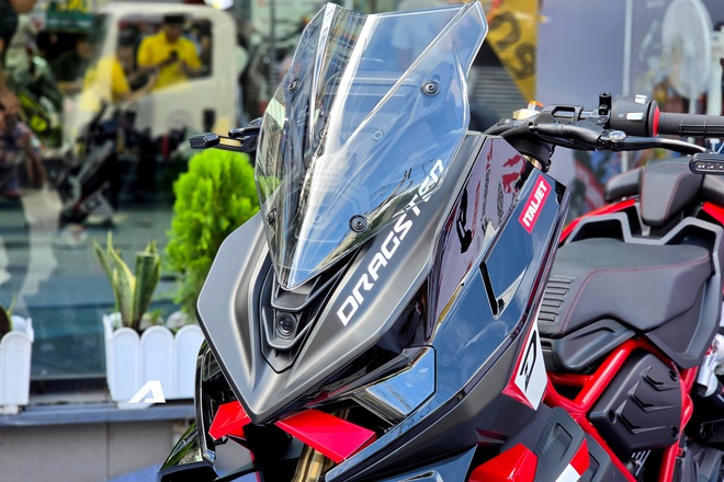 'Si&ecirc;u phẩm' m&ocirc; t&ocirc; Italjet Dragster 700 mở b&aacute;n tại Việt Nam: Gi&aacute; gần bằng VF 5, c&oacute; sẵn camera h&agrave;nh tr&igrave;nh trước sau, hệ thống treo lấy cảm hứng từ MotoGP- Ảnh 9.