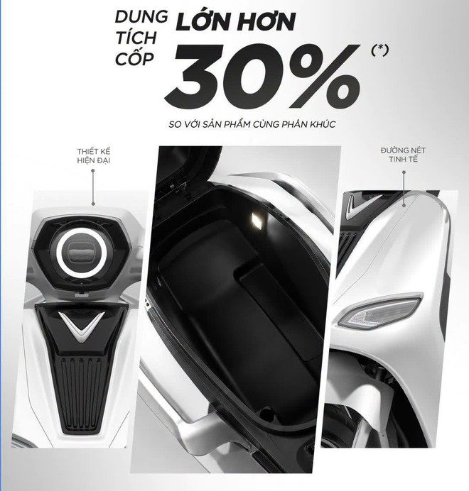 Hai xe m&aacute;y điện VinFast mới li&ecirc;n tục được h&eacute; lộ th&ocirc;ng số: Một mẫu cốp lớn, mẫu kiểu Vario chạy tới 90km/h, c&oacute; kết nối app - Ảnh 2.