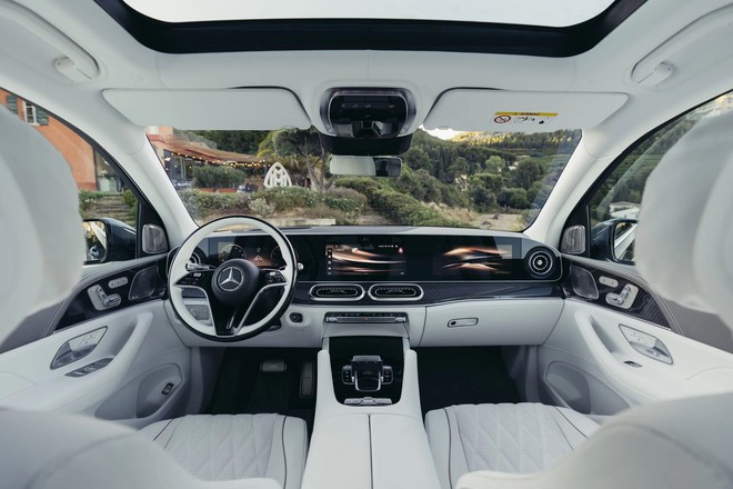 Mercedes-Maybach GLS 2027 ra mắt: Lần đầu d&ugrave;ng V8 hybrid, mạnh 603 m&atilde; lực, chế độ 'nh&uacute;n' tho&aacute;t lầy - Ảnh 5.